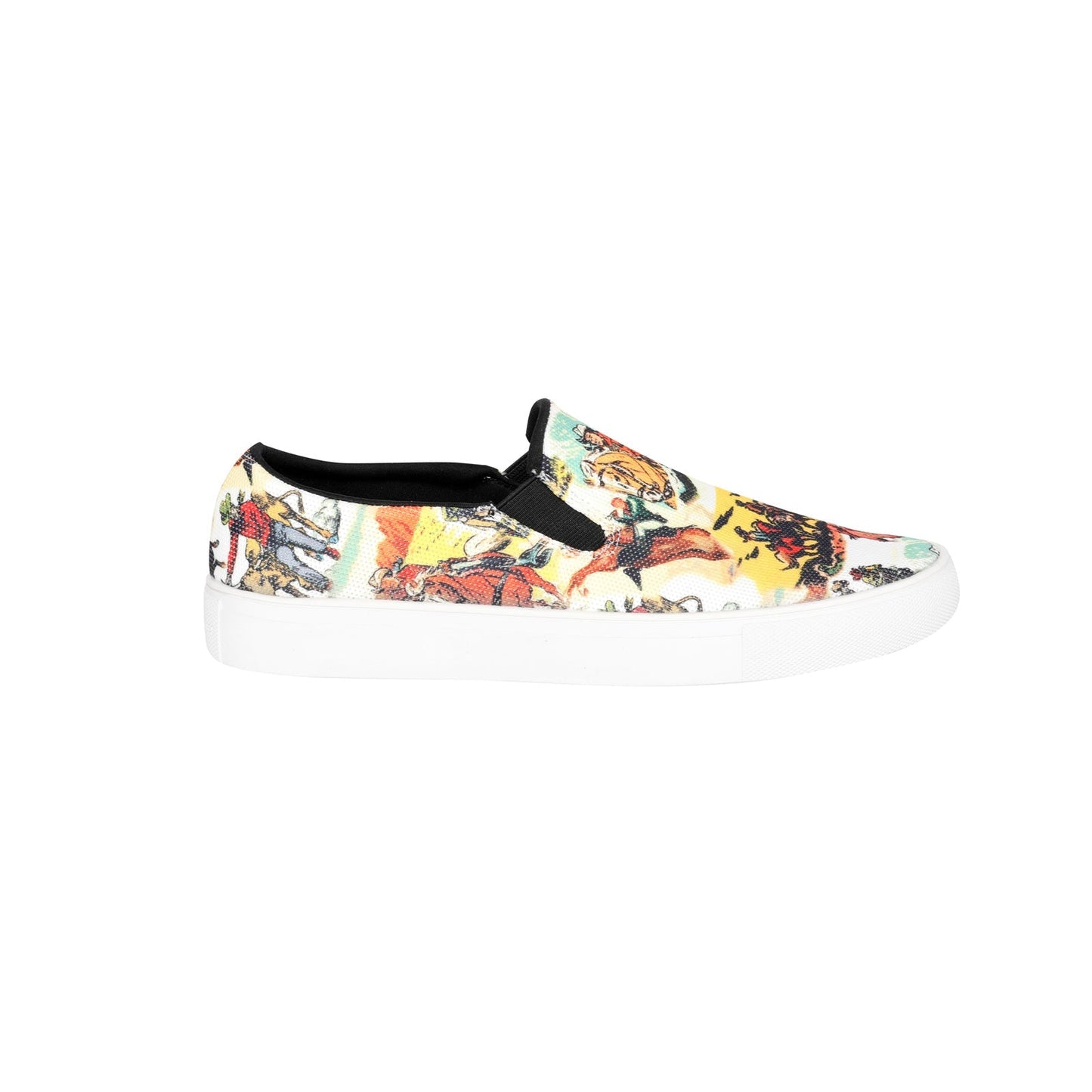 Montana West Western Western Pattern Print Canvas Shoes