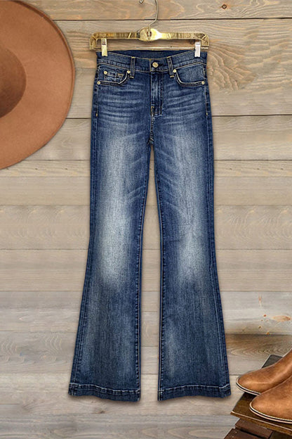 Vintage Washed High Waist Jeans