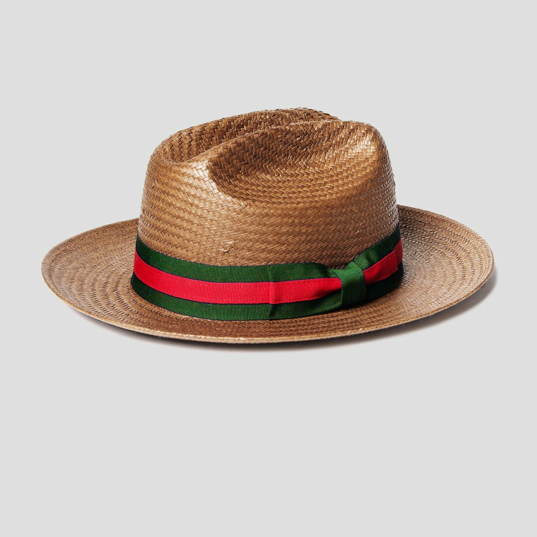 Tienda SG Miller Ranch Fedora - Patriotic Straw [BUY 2 FREE SHIPPING & BOX PACKING]