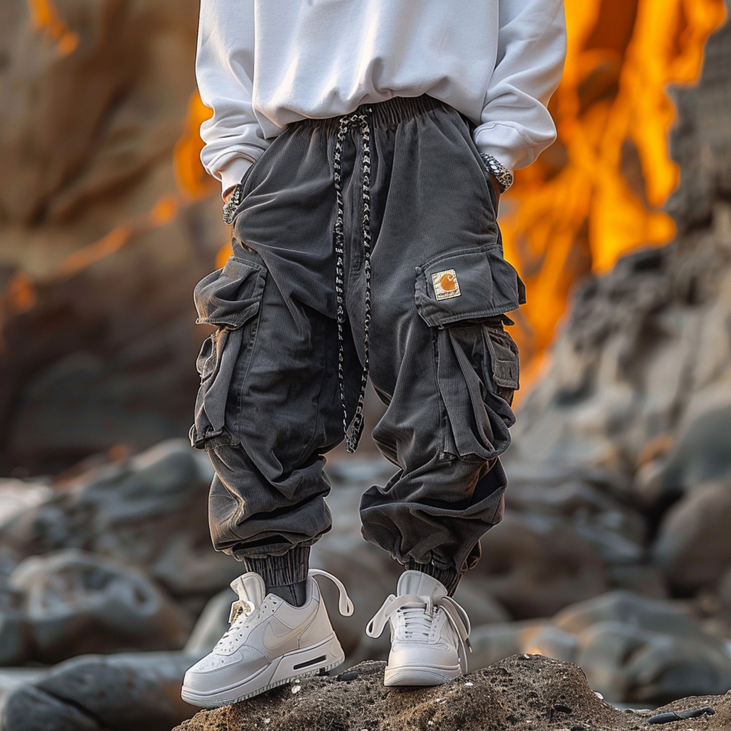 Outdoor Brand Loose Trousers