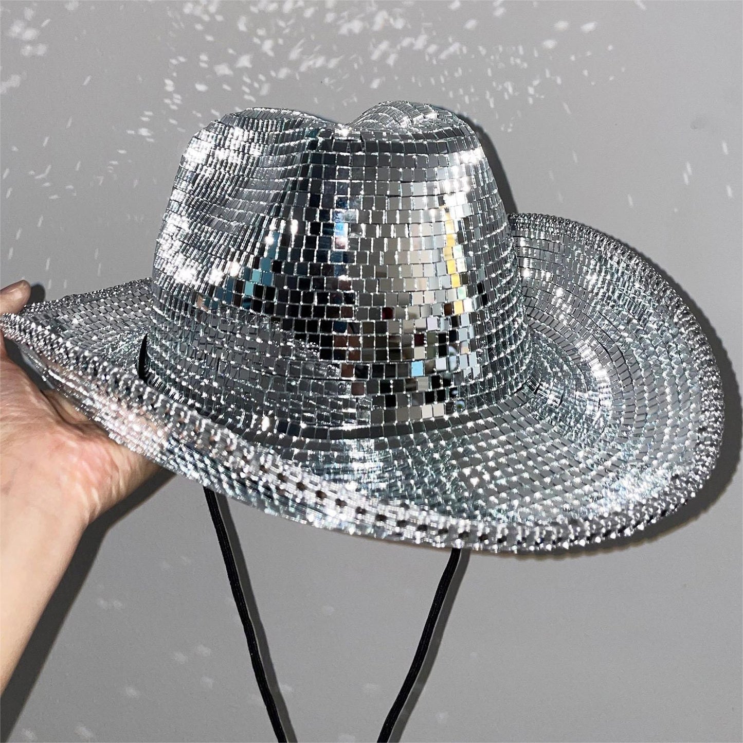 Disco Ball Cowgirl/Cowboy Hat [Buy 2 get free shipping&Box packing]