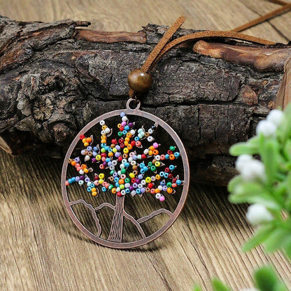 Women's Bohemian Tree Of Life Hollow Necklace