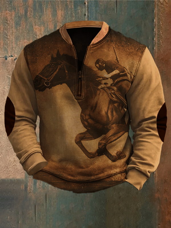 Western Riders Wrangler Print Vintage Sweatshirt