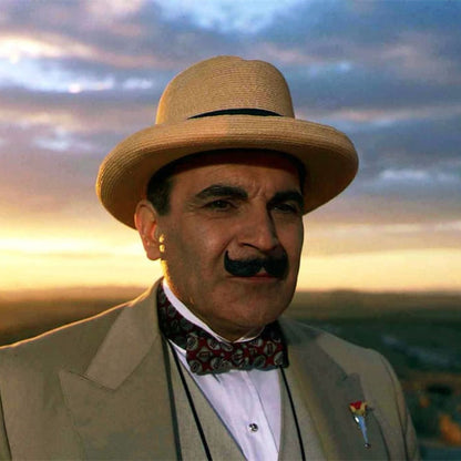 Hercule Poirot’s homburg straw hat