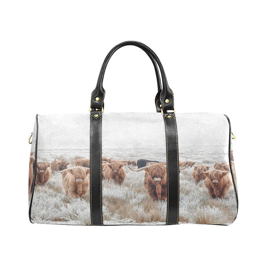 Highland Cow Small Western Travel Bag