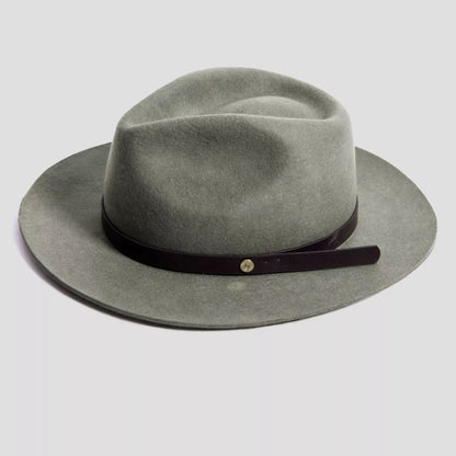 Griffin Fedora–Olive Green[Fast shipping and box packing]