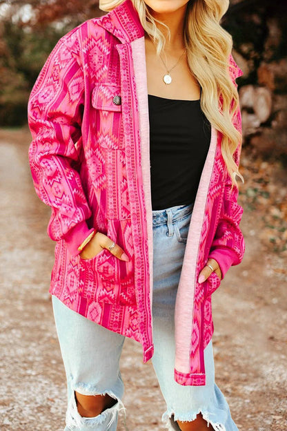 Sweet Aztec Hooded Jacket