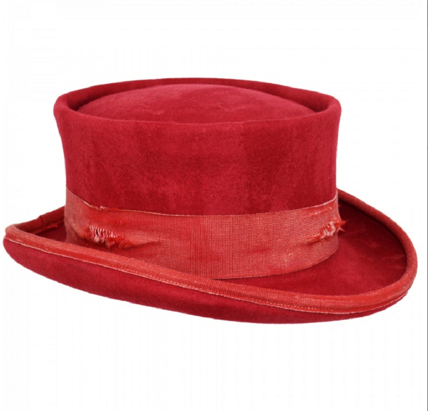 Western Desert Top handmade Sergio Anzani Hatmaker-red