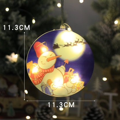 Christmas Creative Window Decoration Hanging Lights