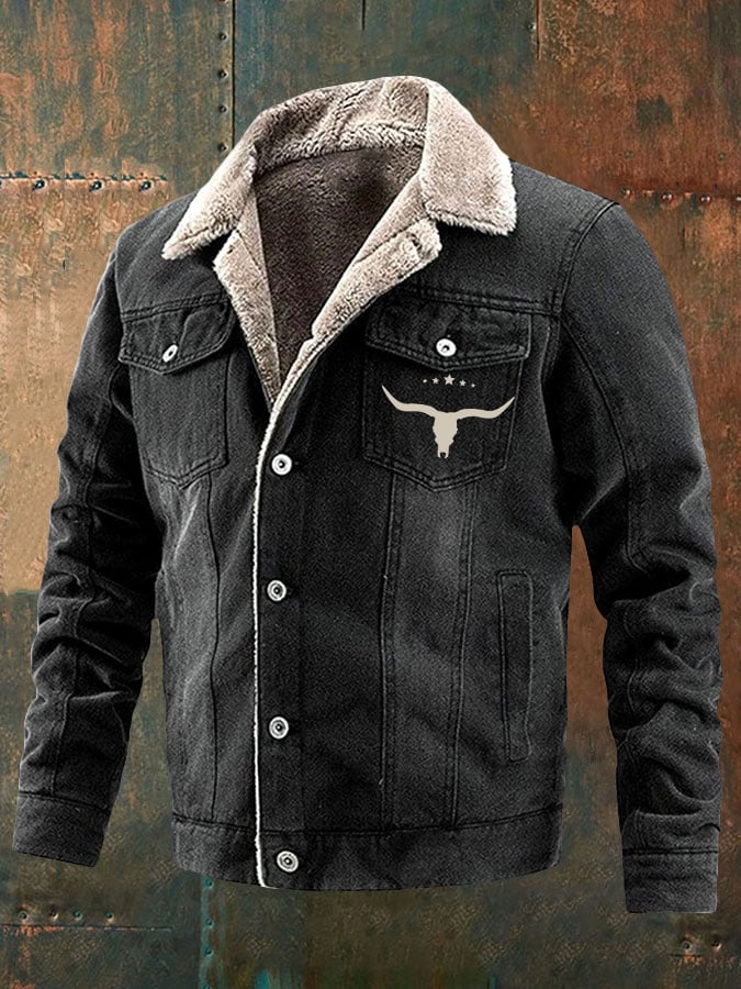 Men's Vintage Western Denim Jacket