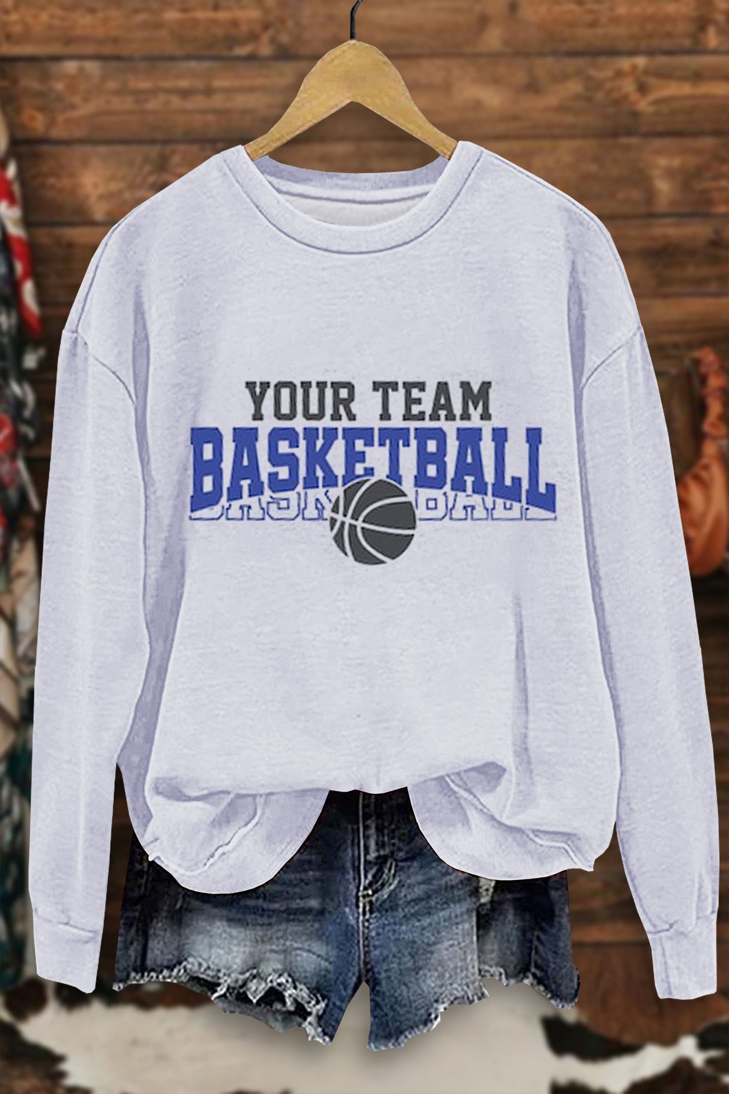 Your Team Basketball Sweatshirt