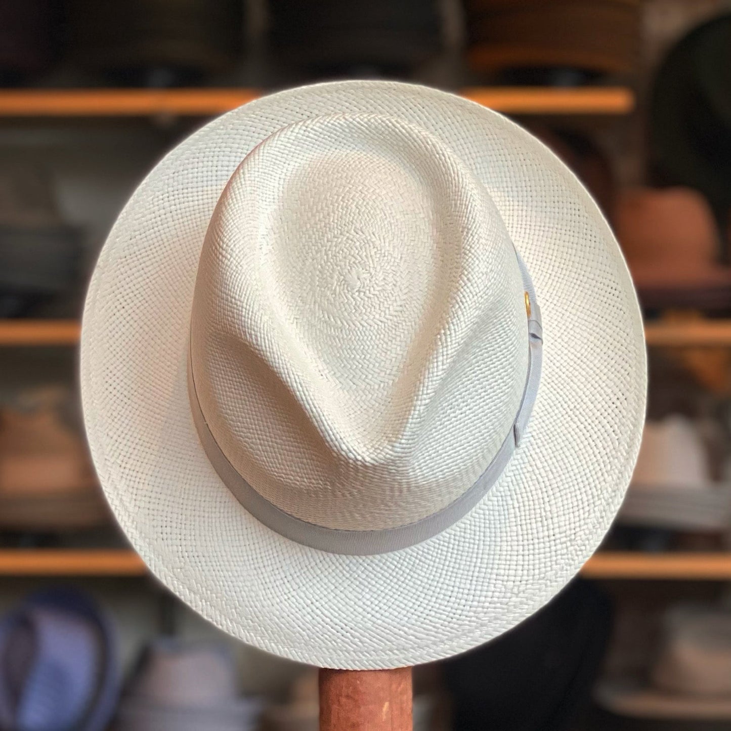 Can be rolls up for packing -Handmade panama hat-Manuel