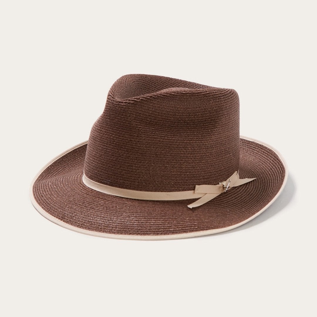 Stratoliner Hemp Fedora-Brown