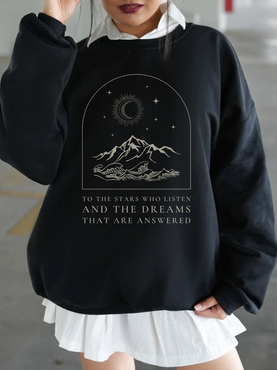 Acotar Sweatshirt To The Stars Who Listen Sweater Sarah J Maas