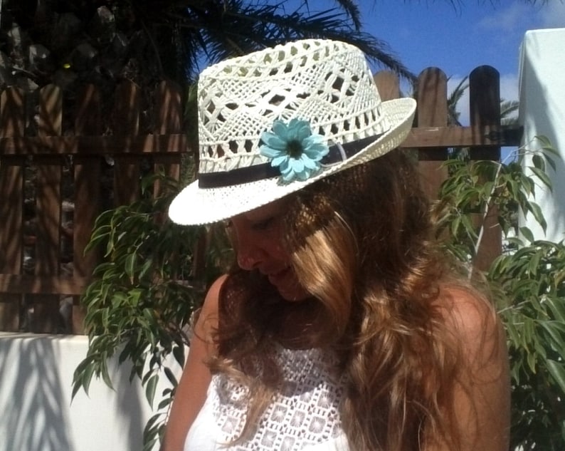 White fedora straw hat, sun hats, hats for women, beach hats, summer hats, womens hats, hat store, ladies hats, sunhat,  straw hats