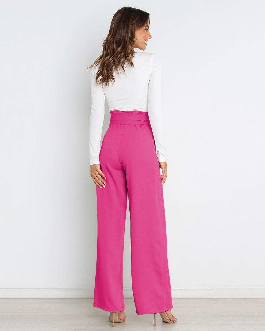 Casual Versatile Wide Leg Trousers