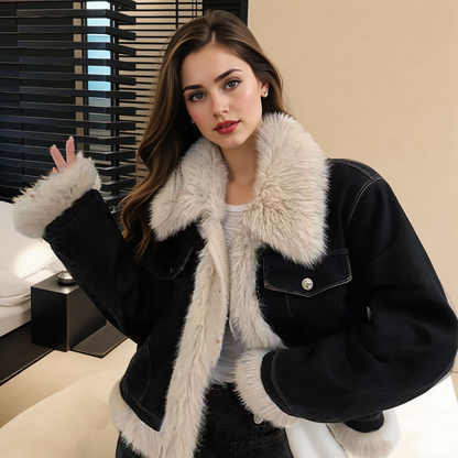 Women's Fashion Fur Coat