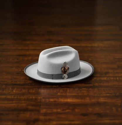 Tienda Ranch Fedora - Platinum[Fast shipping and box packing]