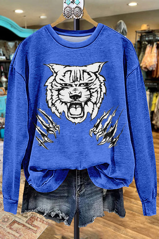 Classic Contrasting Wildcat Sweatshirt