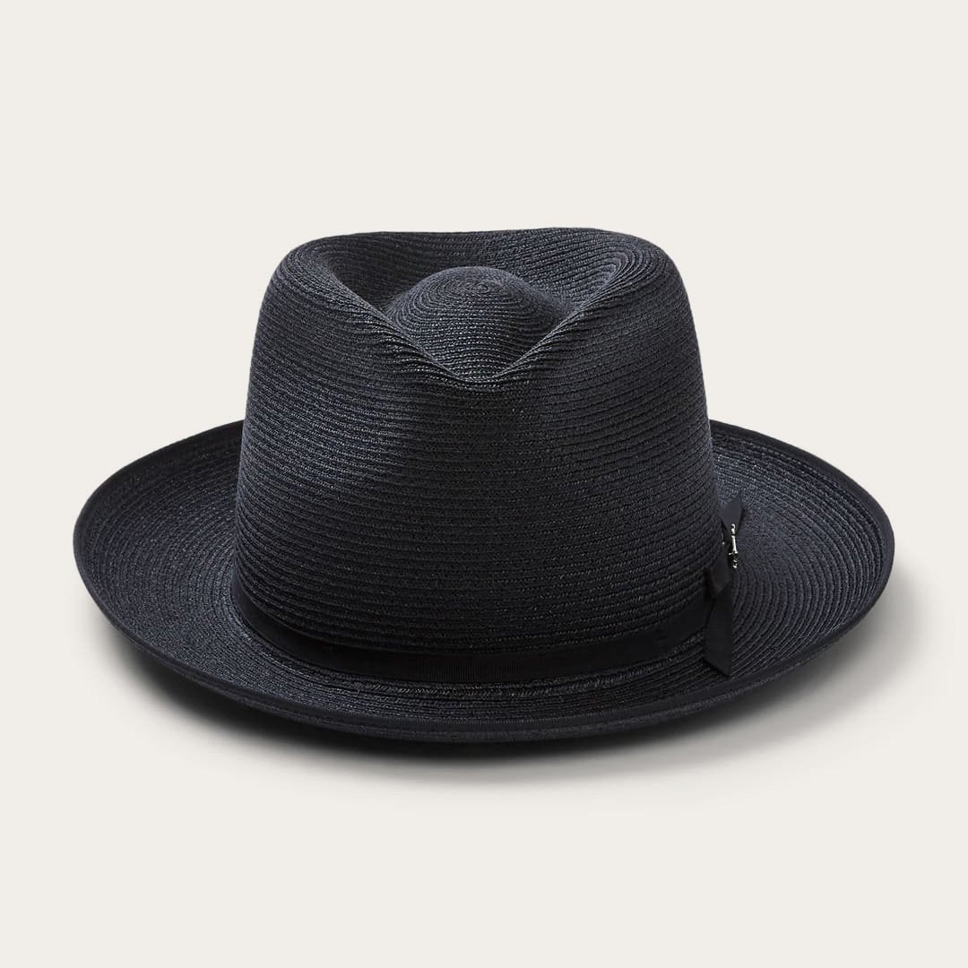 STRATOLINER HEMP FEDORA -BLACK