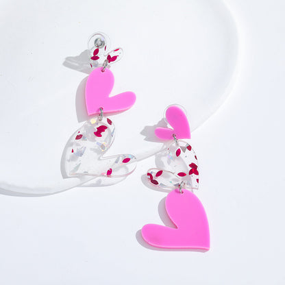 Valentine's Day Irregular Heart Earrings