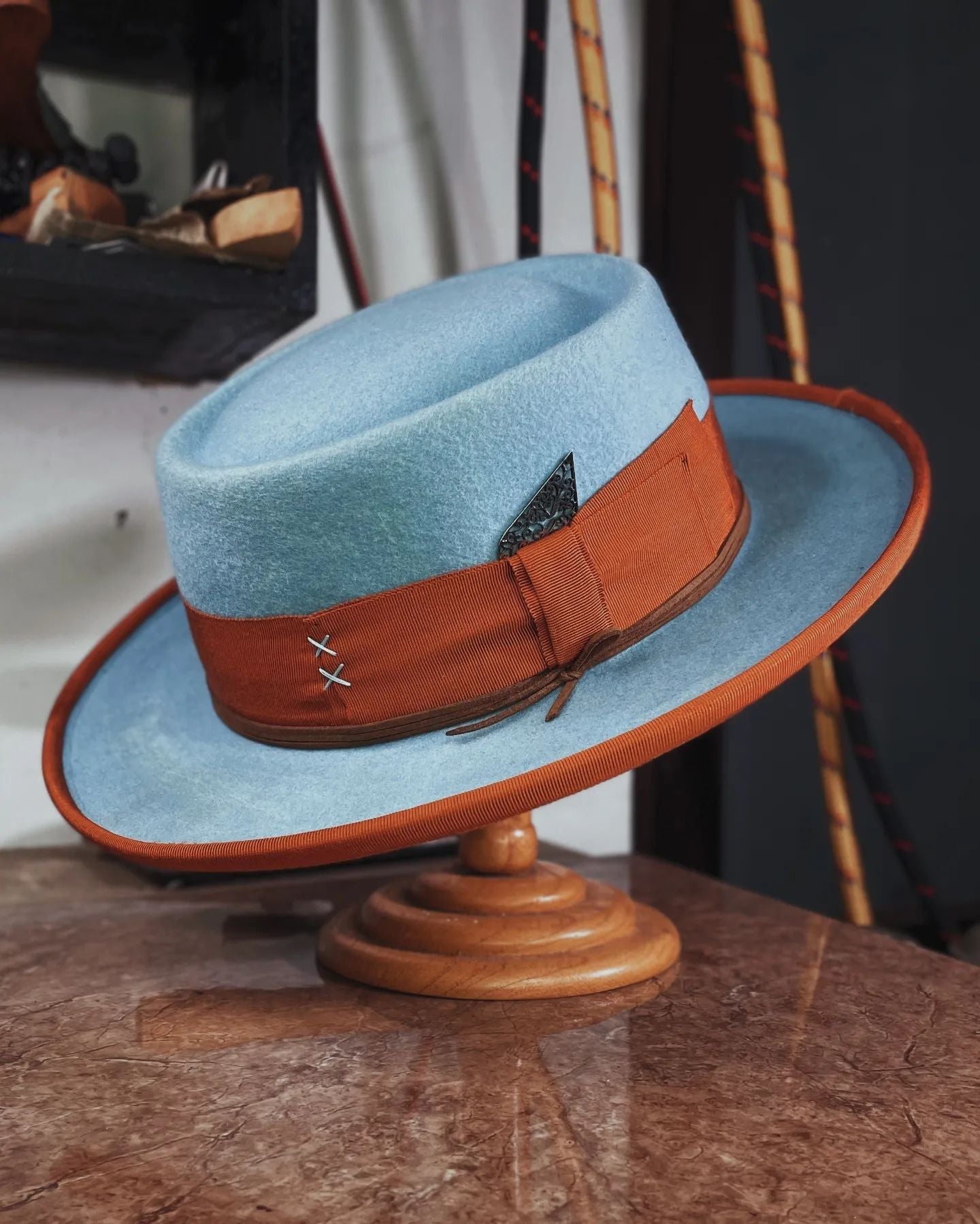 Classic Felt Pork Pie Hat