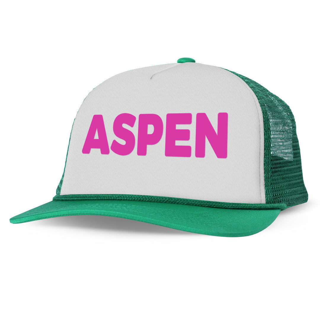 ASPEN Letter Printed Trucker Hat