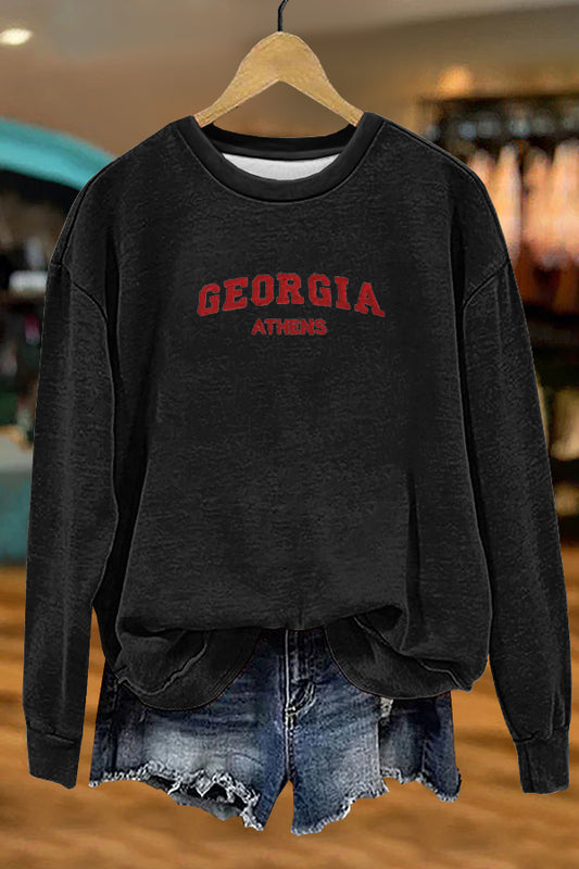 Atlanta Georgia Gameday Print Sweatshirt