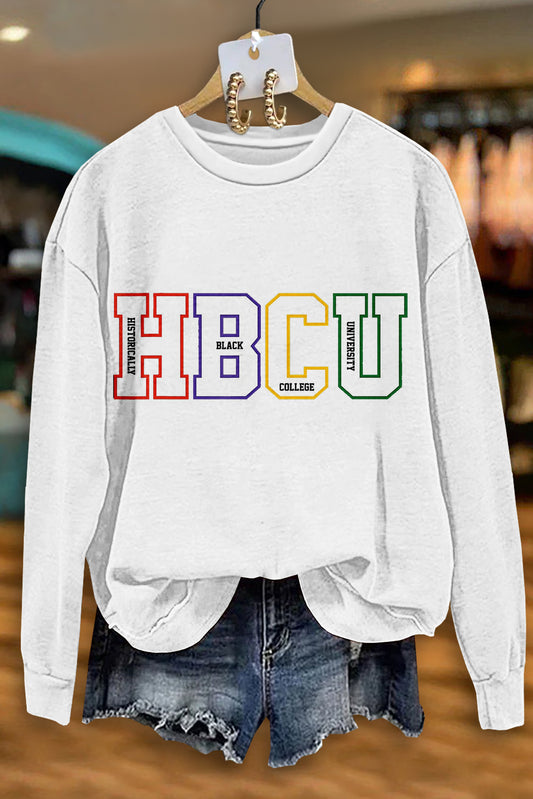 Simple HBCU Print Sweatshirt