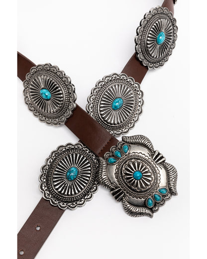 Women's Quite The Stand Out Concho Belt