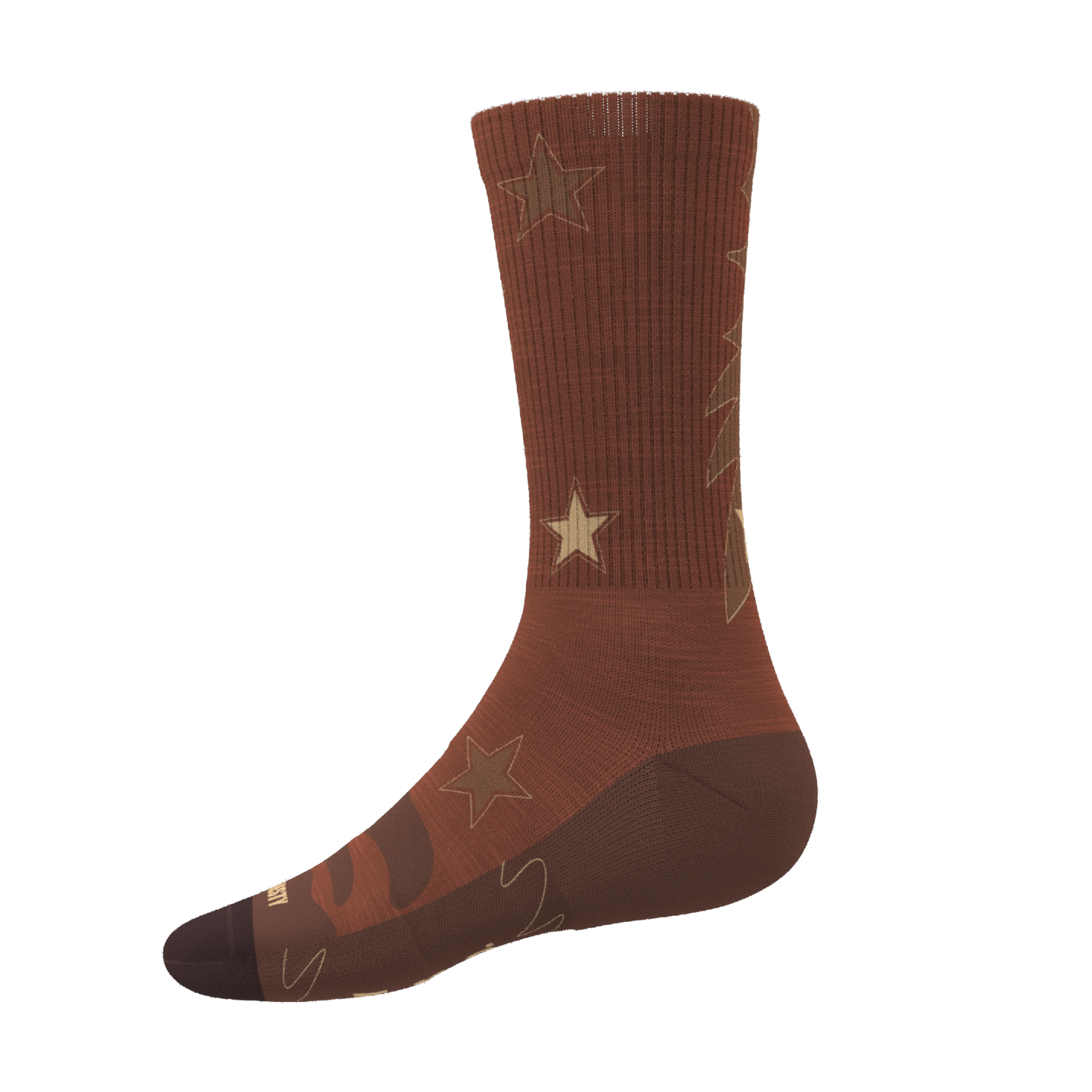 The Rodeo | Western Heel Hammock_ Crew Socks