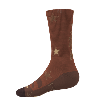 The Rodeo | Western Heel Hammock_ Crew Socks