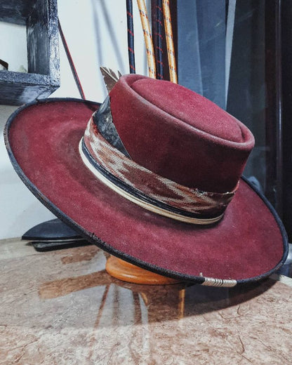 Wide Brim Porkpie Hat