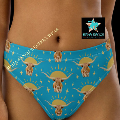 Yeehaw Longhorn Sunshine Bikini Bottom