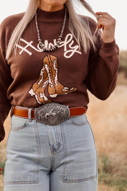 Howdy Boots Sweater