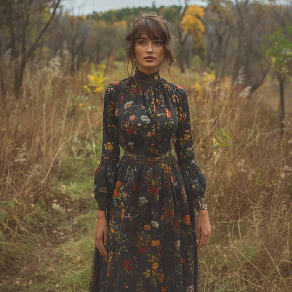 Retro Floral Dress