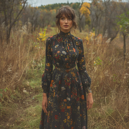 Retro Floral Dress