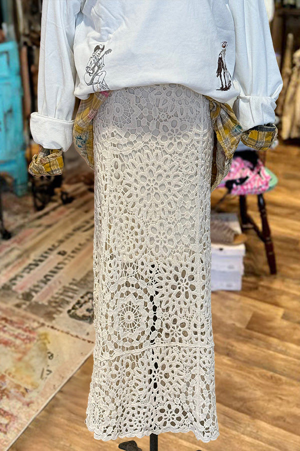 Beautiful Knitted Hollow Skirt