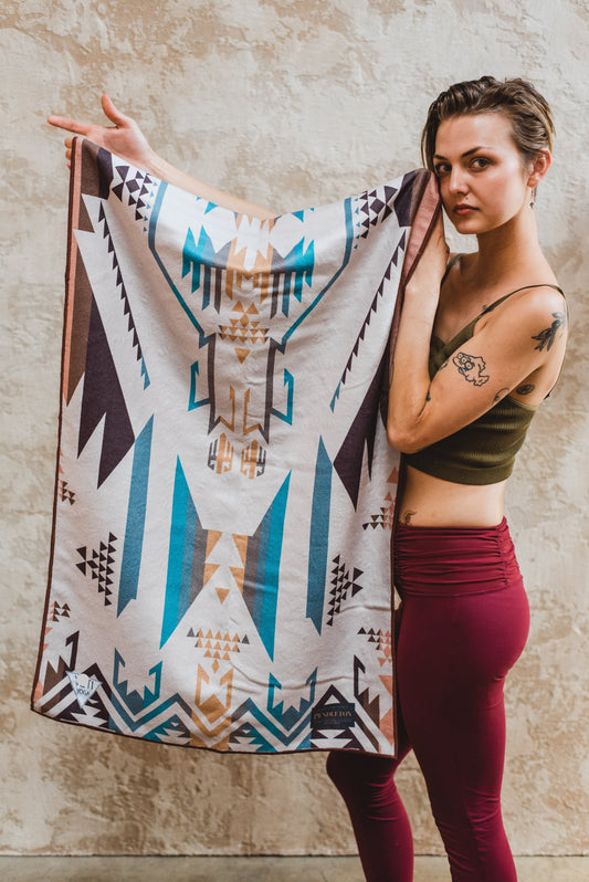 Yoga Towel Pendleton White Sands by Yune Yoga