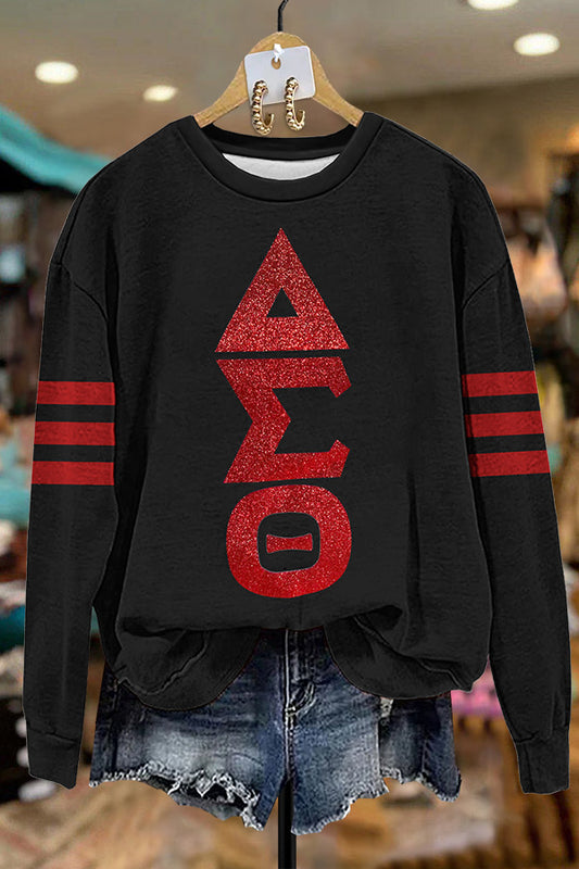 Delta Sigma Theta Print Sweatshirt