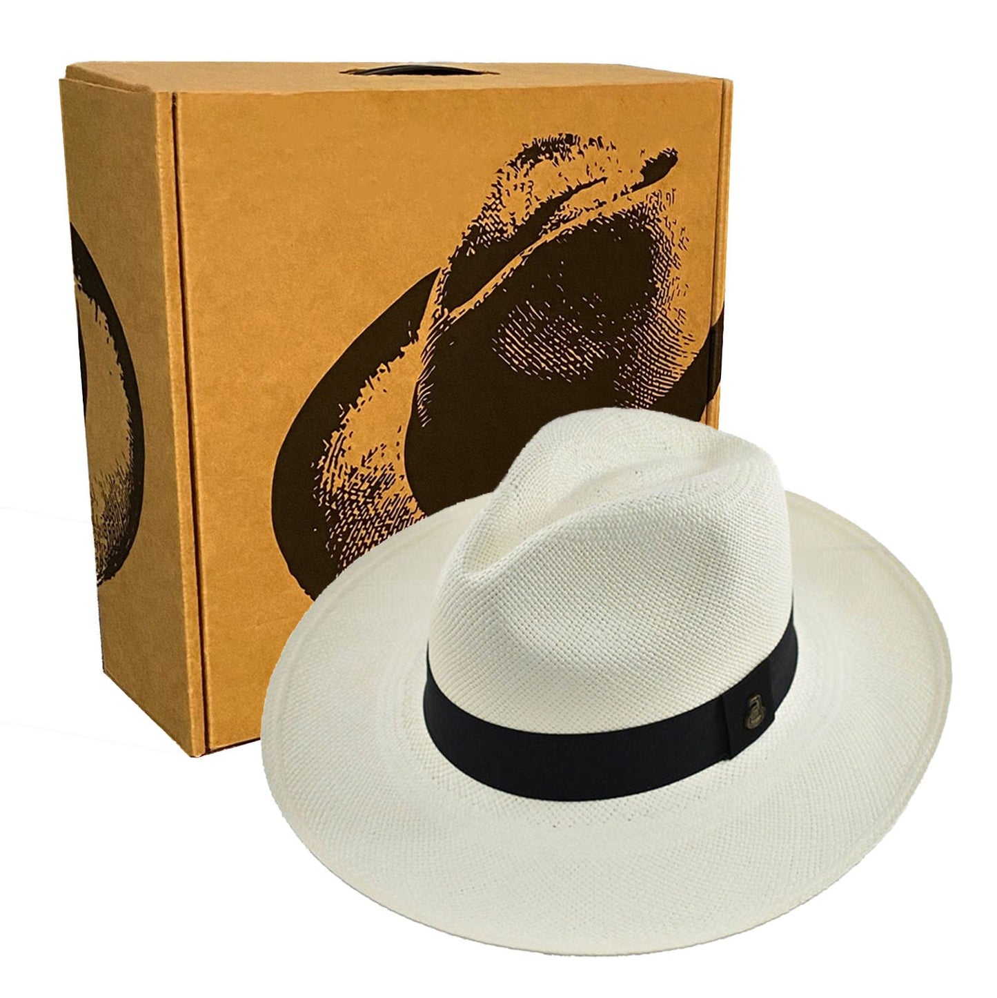 Advanced Original Panama Hat-White Toquilla Straw-Handwoven in Ecuador