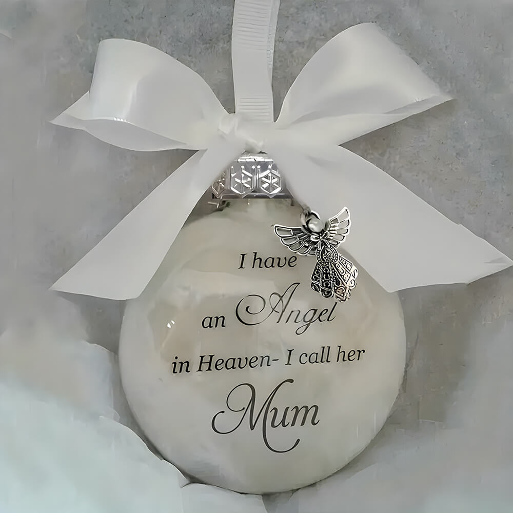 Christmas Angel in Heaven Memorial Ornament