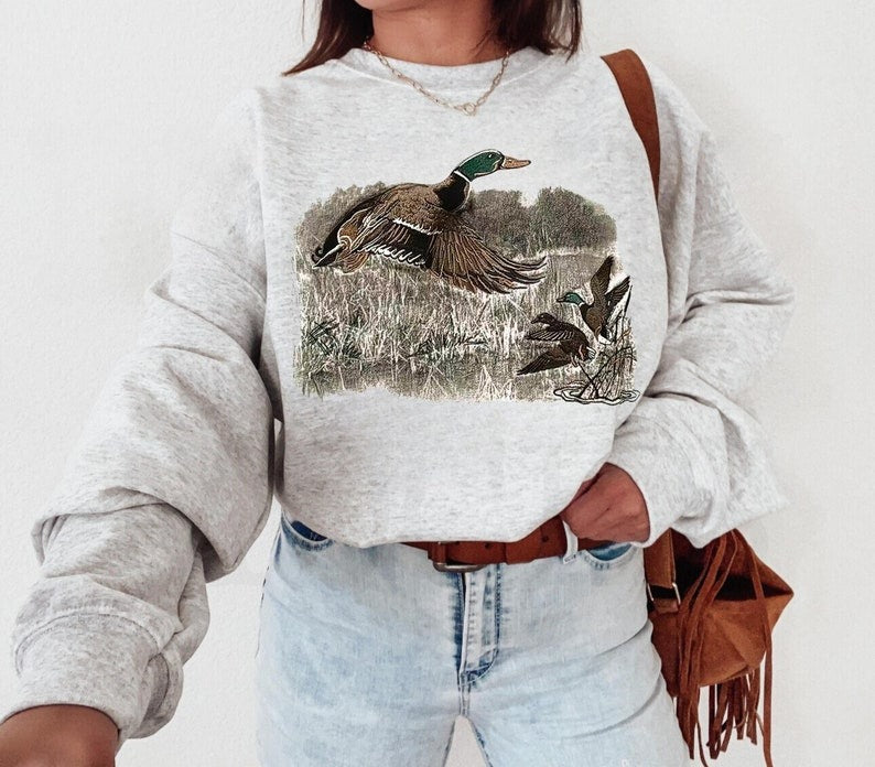 Vintage Duck Shirt Sweatshirt