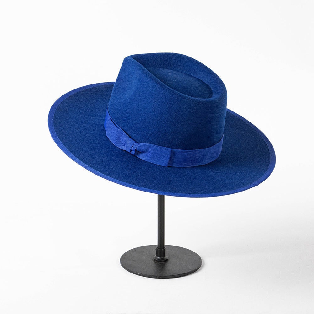 Rose Classic Fur Felt Hat - Blue