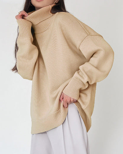 Turtleneck Loose Knit Sweater