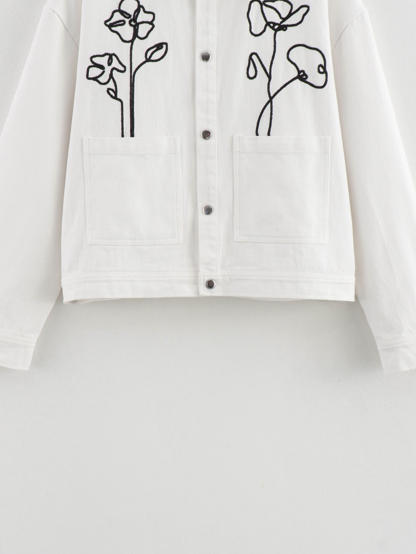 Flora Embroidered Canvas Jacket