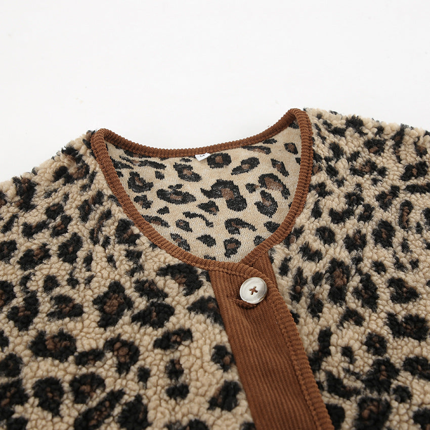 Luna Leopard Button-Up Jacket