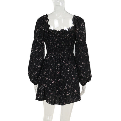 Amelia Floral Puff Sleeve Mini_Dress