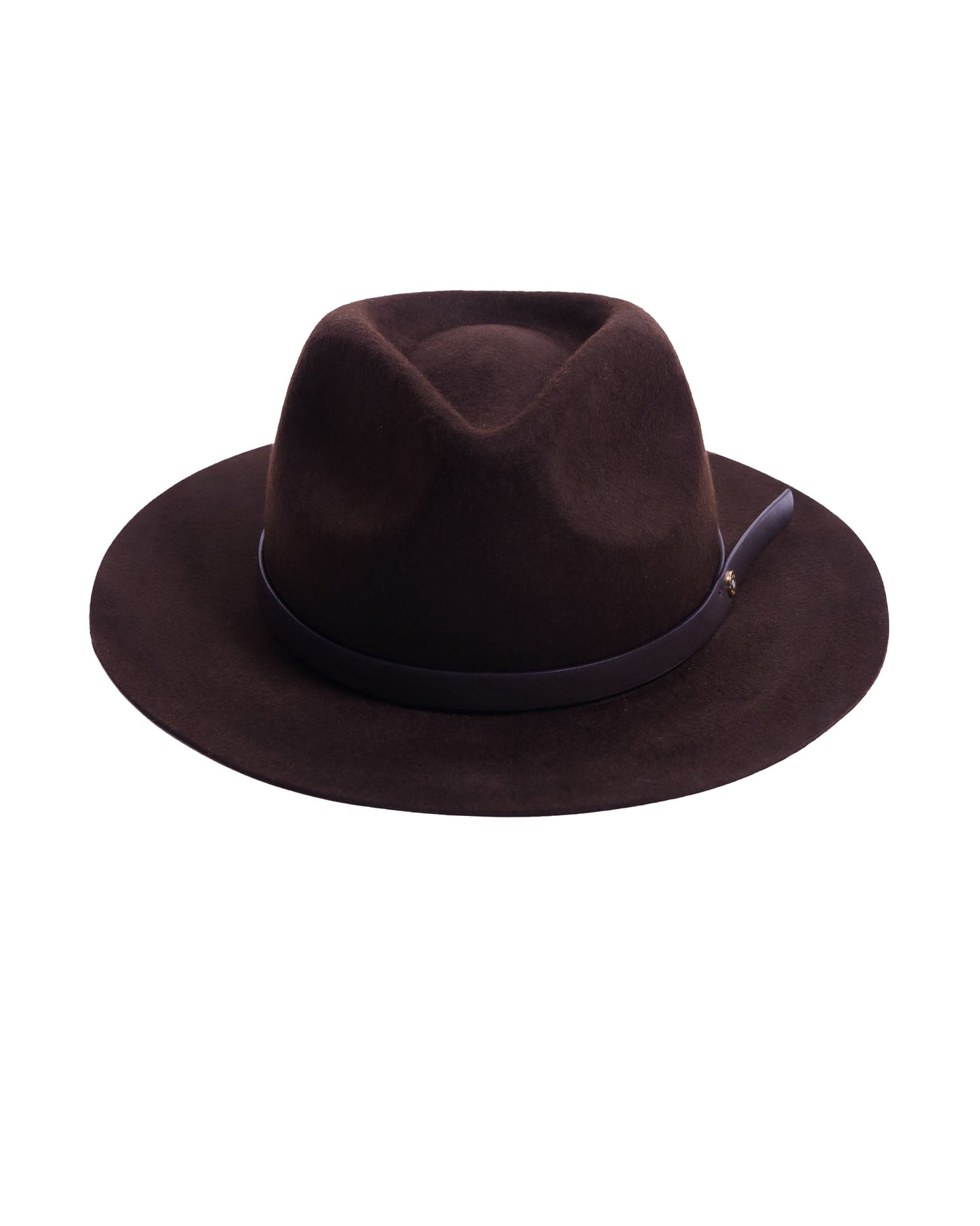 Griffin Fedora – Brown [Fast shipping and box packing]