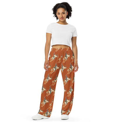 Bull Rider Unisex Wide Leg Pants